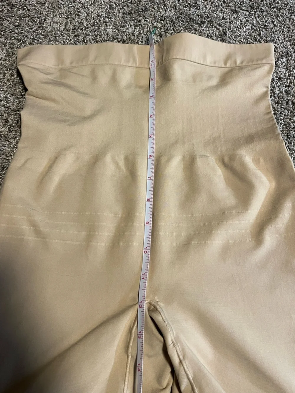 CLOSEOUT! Control It High-Waist Beige Shaping Shorts-L/XL - Picture 2 of 4